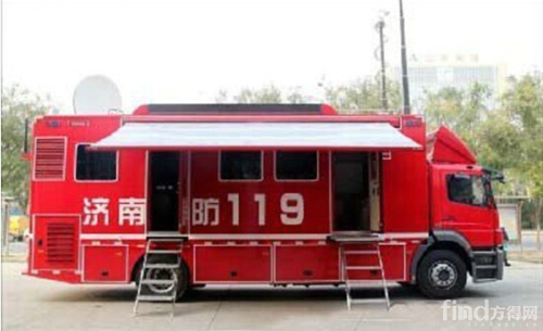 斥资四百万 济南消防购置奔驰底盘指挥车_方得