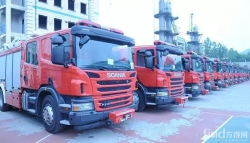 一水斯堪尼亚 山东配发城市主战消防车_方得网