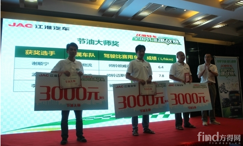 景光物流车队摘取节油大赛广州站的团体及个人冠军奖项