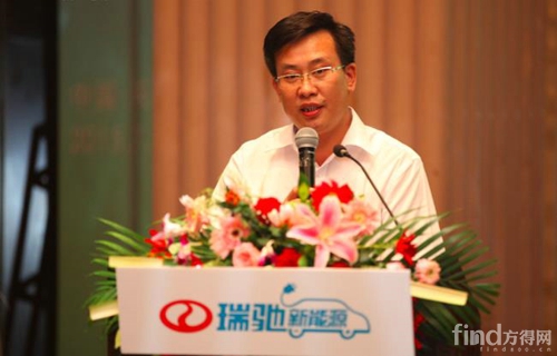 重庆小康工业集团副总裁、瑞驰新能源汽车总经理马剑昌