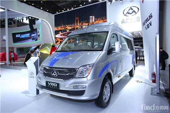 20160425-2016(第十四届)北京国际汽车展览会上汽大通展台活动-V80燃料电池车