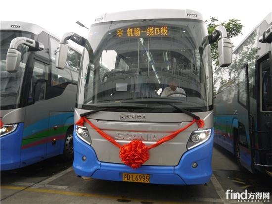 斯堪尼亚统领入选上海空港巴士 海格与斯堪尼