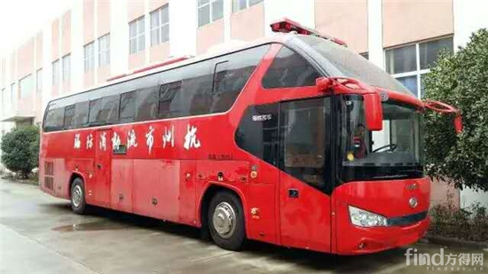 峰会期间服务杭州消防运输任务的海格车