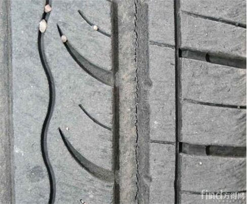 轮胎裂纹
