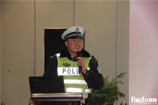 长治市交警四大队张警官演讲