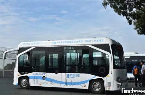 安凯无人驾驶巴士首次在开放道路运行