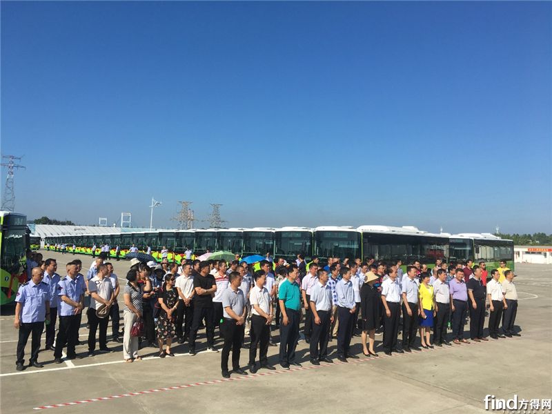 比亚迪600台便民纯电公交交付 (1)
