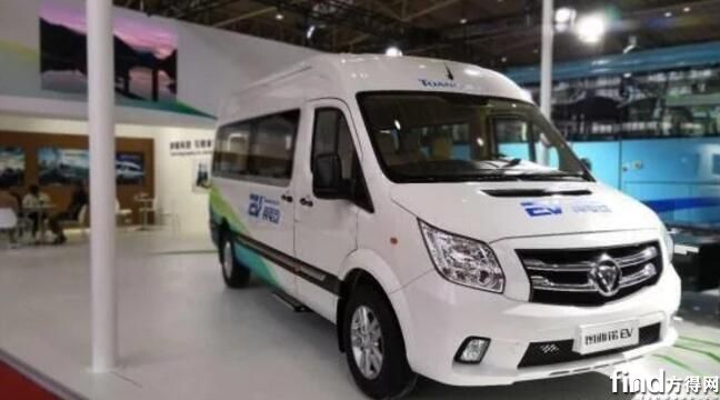 福田图雅诺EV纯电动盛装亮相北京国际电动车展  (3)