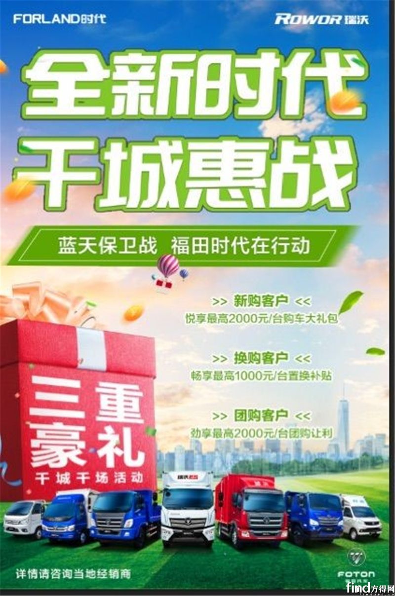 “全新时代  千城惠战蓝天保卫战福田时代玉田站召开6