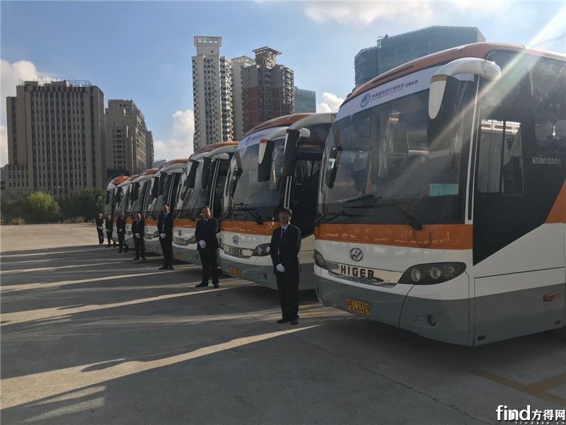 上百辆海格客车服务上海进博会 (3)