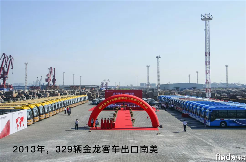 2013年，出口南美