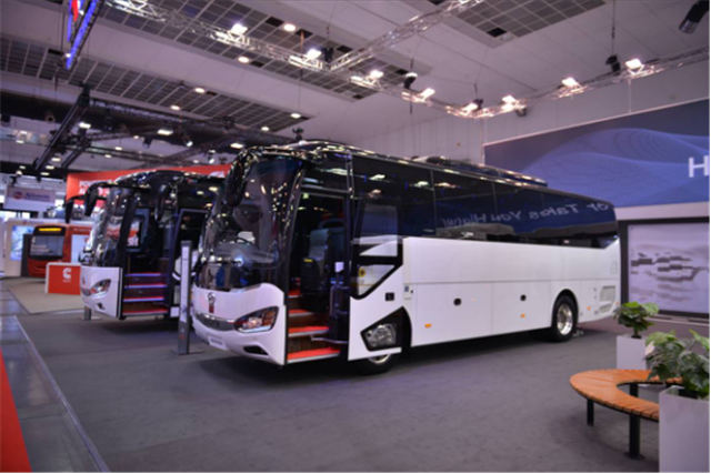为中国智造代言 苏州金龙海格客车亮相比利时世界客车博览会1225