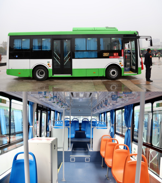 比亚迪纯电动公交车首投泗阳 绿色公交再添新动能1017