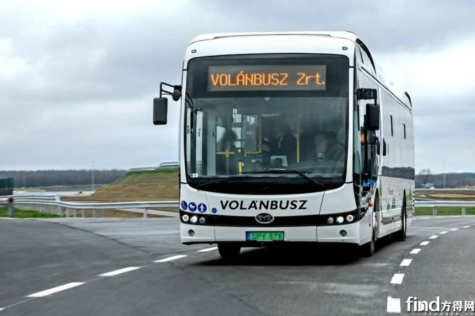 比亚迪获匈牙利最大纯电动大巴订单