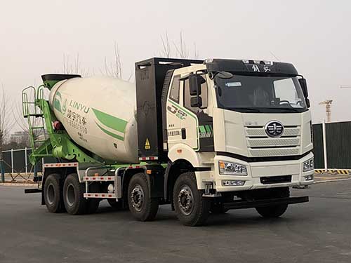 采用解放J6P底盘的换电搅拌车CLY5315GJB29BEV2