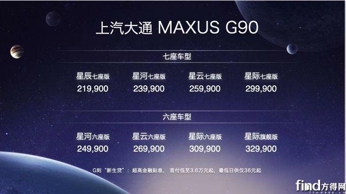 上汽大通MAXUS全尺寸智能MPV G90 上市