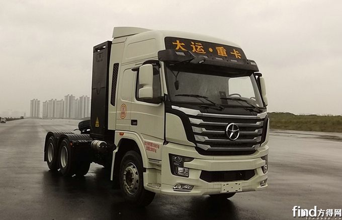 匹配特百佳电机的大运换电式纯电动牵引车