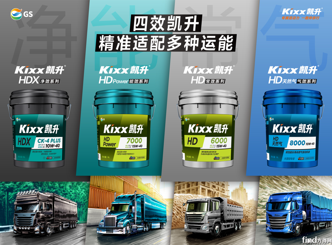 Kixx凯升商用车润滑油“四效凯升”，为运输行业发展持续赋能