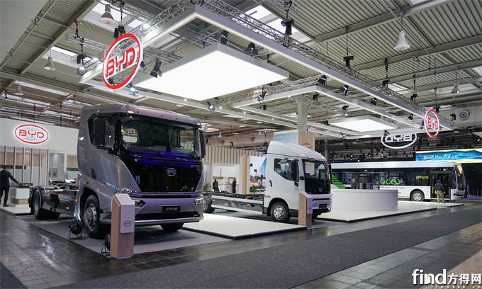 3、比亚迪新款纯电卡车首秀德国国际交通运输博览会