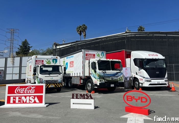比亚迪打造饮料行业电动物流卡车