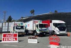 比亚迪打造饮料行业电动物流卡车