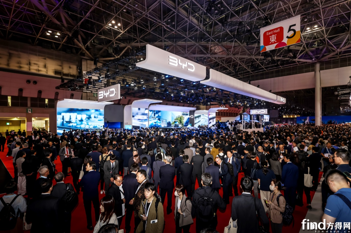 比亚迪携五款车型及核心技术亮相2023东京车展