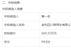 669万新能源公交大单花落谁家？中标候选人名单公布