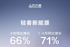 上汽大通轻客新能源车1-4月国内销量同比大增71%