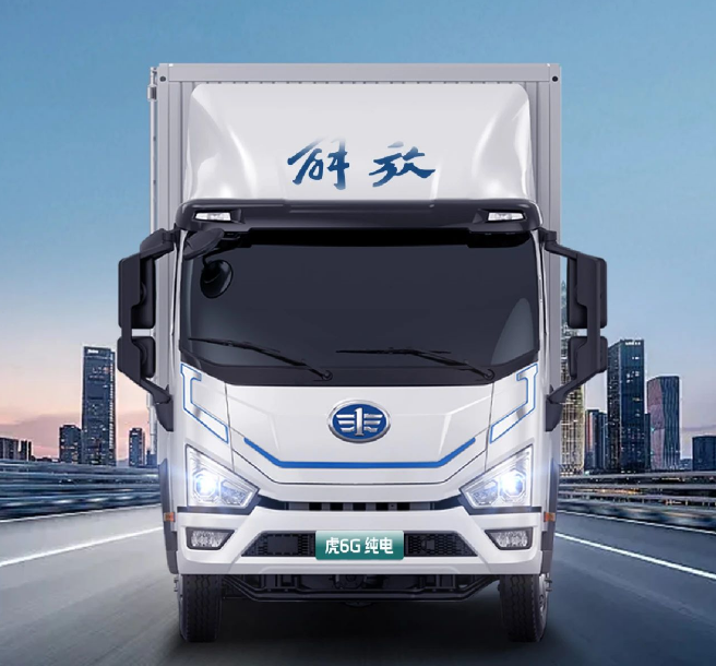 天赋型选手！解放轻卡虎6G纯电“盈”在起跑线！