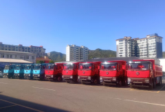 20台三一电动自卸车助力栾川低碳城市建设！