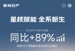 郑州日产5月皮卡销量同比增长89%