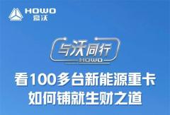 看100多台豪沃新能源重卡如何铺就生财之道！