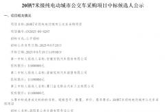 又中标！安凯/金龙和它 谁能拿下这批新能源公交？