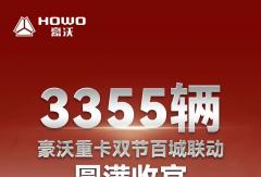 3355辆！豪沃重卡双节百城联动圆满收官！