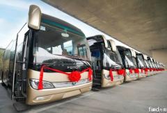 福田欧辉批量交付！国典品质纯电旅游客车上阵