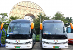 福田欧辉BJ6117纯电城间客车护航第十五届全运会