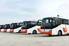 中通H12E纯电旅团客车交付北京