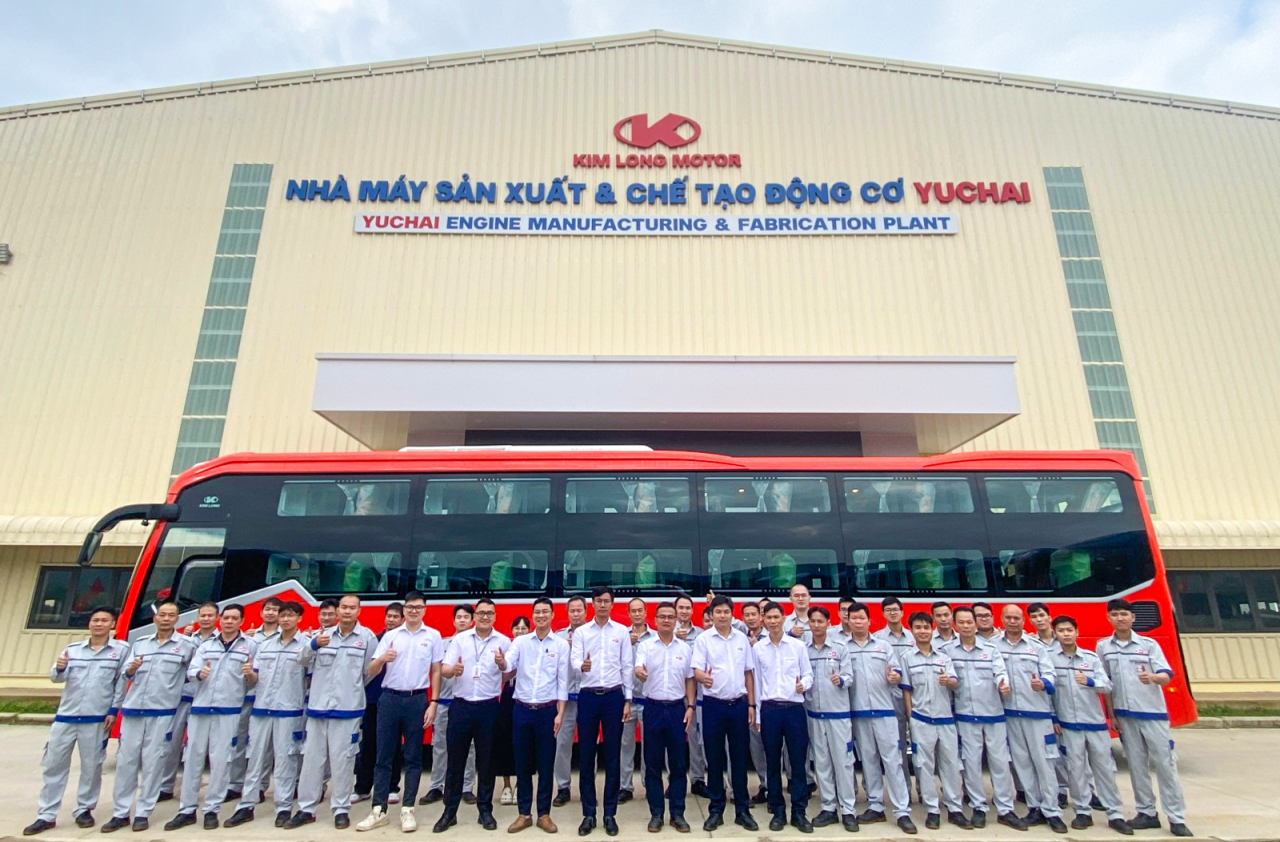 玉柴越南工厂生产的首台重型发动机成功试车