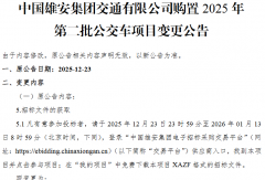 40辆新能源客车招标延期！