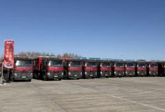 绿色运力再加码 乘龙103台新能源牵引车在鄂尔多斯交付