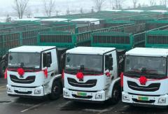 挺进太行山腹地！百台徐工新能源子母车重磅交付