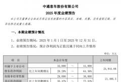 中通客车2025业绩出炉！