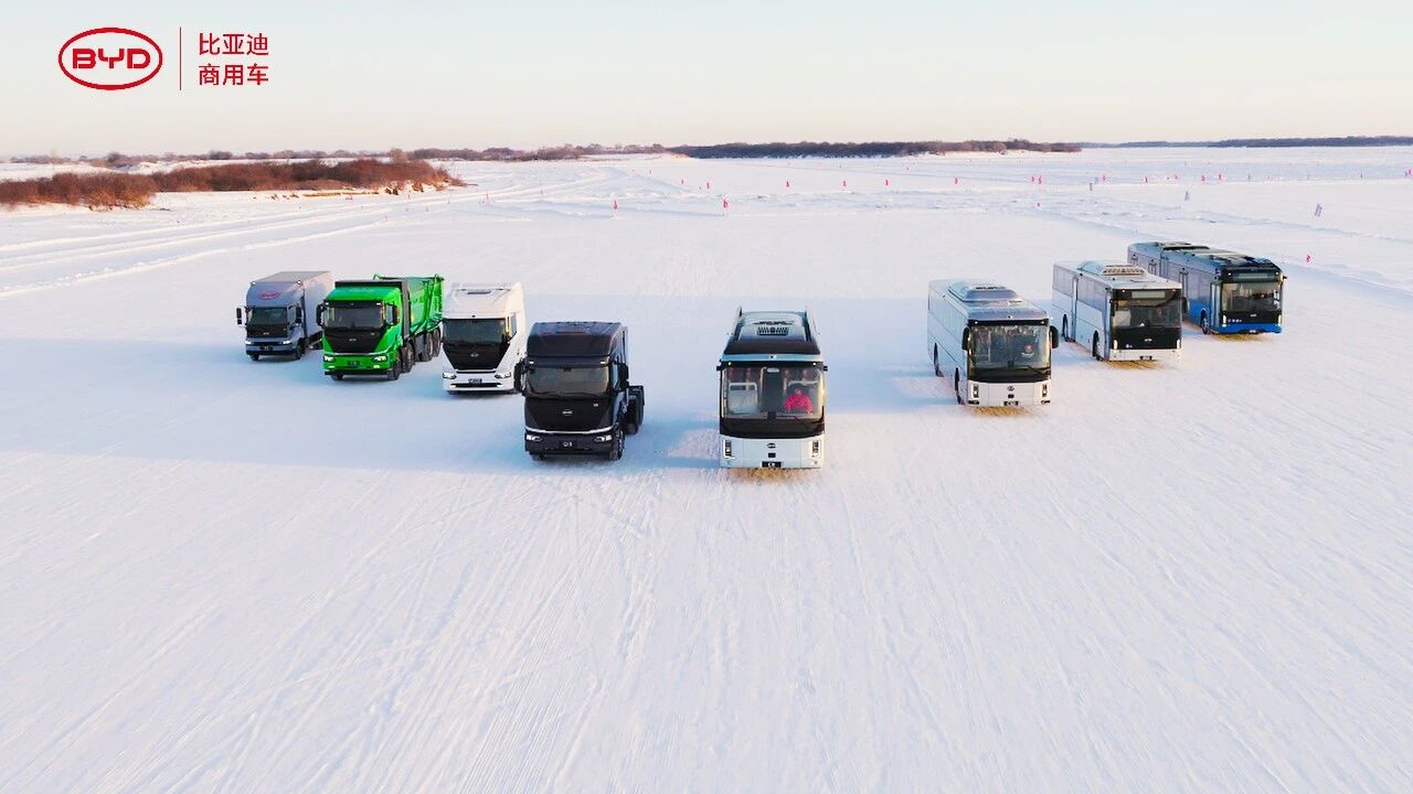 零下36.4℃！比亚迪商用车完成2025黑河极寒测试