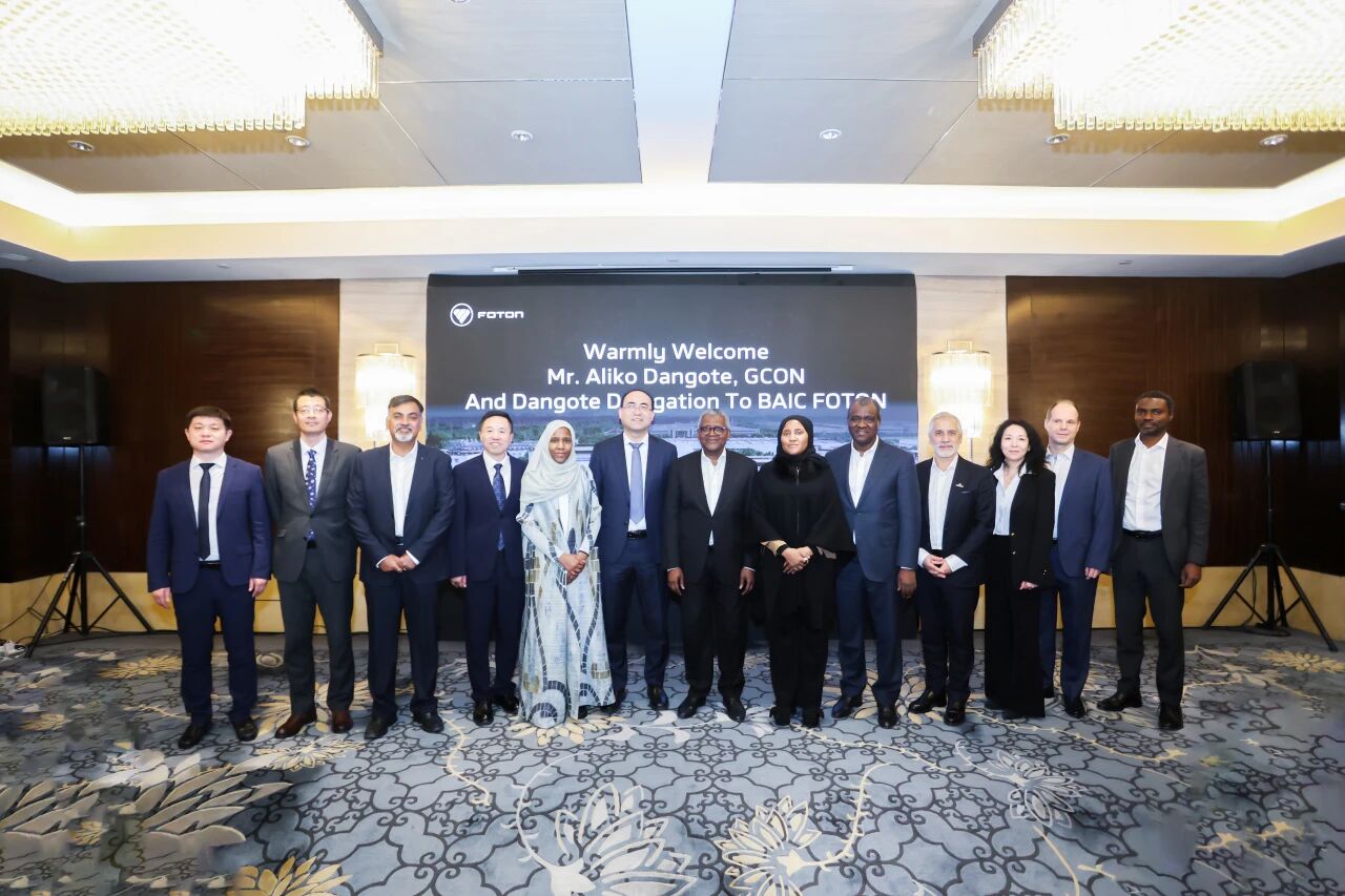 北汽福田交付非洲尼日利亚千台车辆订单