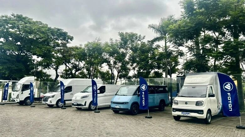 北汽福田巴西发布多款新能源车型，eView Connect迎全球首站上市