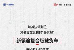 运输“加减法”，新领途算给你听