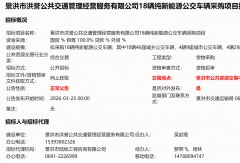 批量新能源公交车招标！预算1330万元