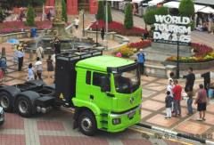 践行“四新”|陕汽新能源重卡亮相马六甲