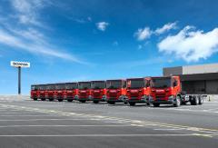 斯堪尼亚如皋工业生产基地首批底盘车正式交付，本地化赋能专用车客户提