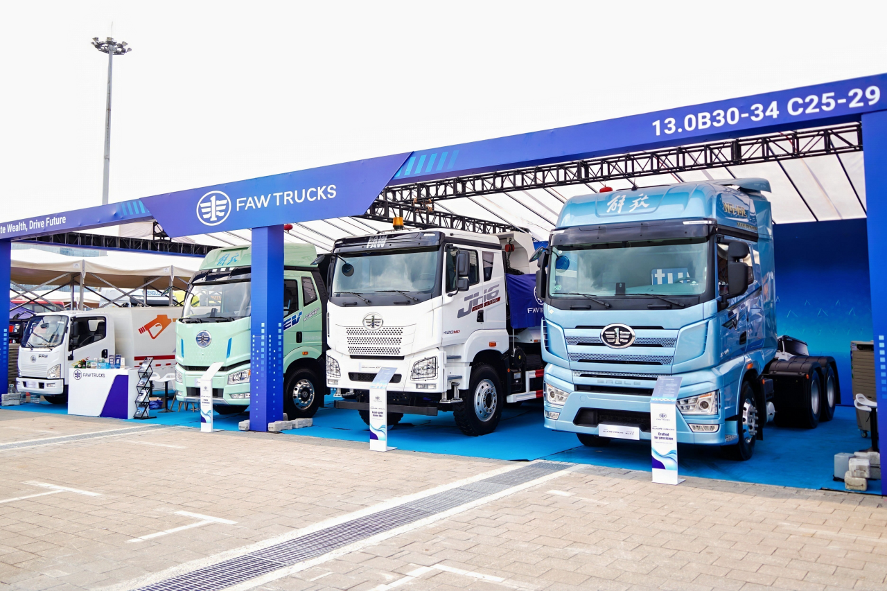 广交会顶流登场！一汽解放四大王牌车型，凭实力火遍全球